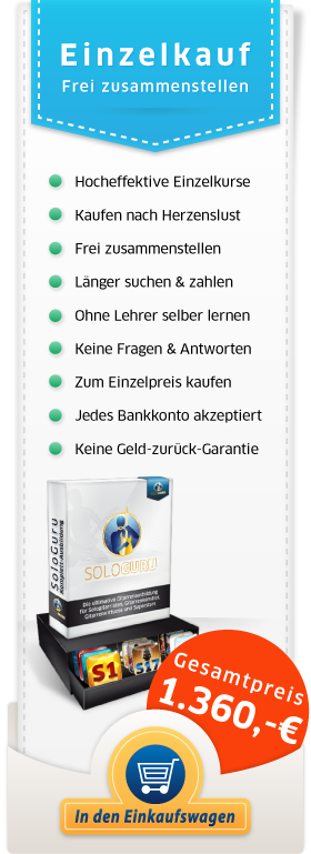 SoloGuru Einzelunterricht inklusive persönliches Privat-Coaching