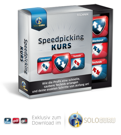 Gitarrensolo sofort schneller spielen Speedpicking